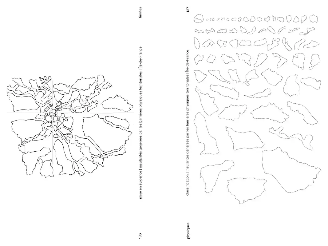 Double-page extraite du livre Le Design Orienté, cartes de transports publics